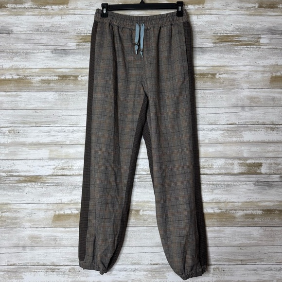 Zadig & Voltaire Parole Mix Plaid Tartan Houndstooth Pants Women’s Size 36 - Picture 1 of 9
